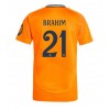 Real Madrid Brahim Diaz #21 Bortedrakt 2024-25 Kortermet